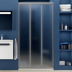 Ravak Душевая дверь в нишу ASDP3-100 Grape, профиль сатин – фотография-1