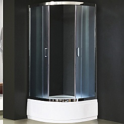 Royal Bath Душевой уголок RB 90СK-C-CH 100х100х205 – фотография-1