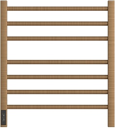 Point Полотенцесушитель электрический Веста П7 500x600 PN70756BR бронза – фотография-1