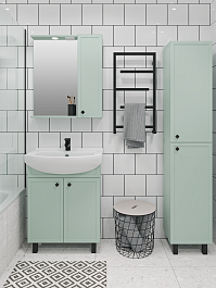 Runo Шкаф пенал Римини 35 мята – фотография-4