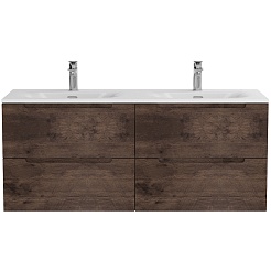 BelBagno Мебель для ванной Etna 120 с 4 ящиками Rovere Moro – фотография-3