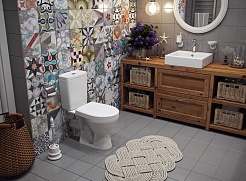 Rosa Унитаз-компакт Рио Люкс – фотография-3