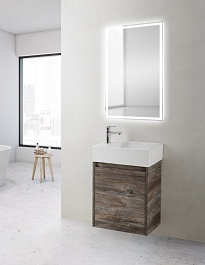 BelBagno Тумба с раковиной KRAFT MINI 450 L Pino Pasadena – фотография-3