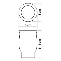 WasserKRAFT Запасной стакан С184 – фотография-2