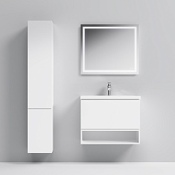 Am.Pm Мебель для ванной Gem 75 глянец белый, с 1 ящиком – фотография-2