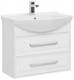 Aquanet Тумба под раковину Остин 85 белая – фотография-1