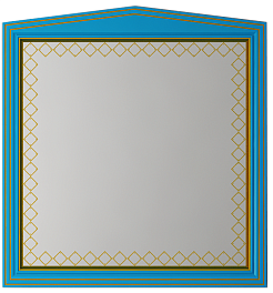 Misty Зеркало Ницца 90 бирюзовое/ патина – фотография-1