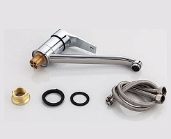 Frap Смеситель для кухни H63 F4963 хром – фотография-2