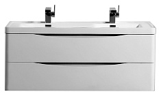 BelBagno Тумба для умывальника подвесная ANCONA-N 1200 Bianco Lucido двухмоечная