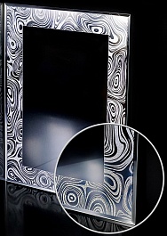 Mixline Зеркало Люкс Прага 52 с рисунком Нефть – фотография-1