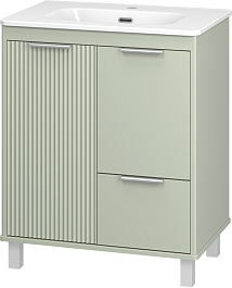 Brevita Тумба с раковиной Risacca Pistachio 70 фисташковый – фотография-3