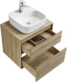 Акватон Тумба под раковину Либерти 60 дуб эльвезия – фотография-13