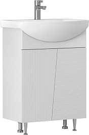 Vigo Тумба с раковиной Selena 600-2-0 белая – фотография-1