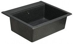 Акватон Кухонная мойка Делия 60 графит – фотография-4