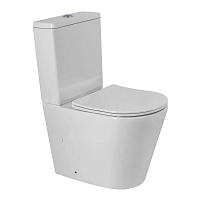 BelBagno Унитаз безободковый Flay-Tor BB2149CP-TOR/SC смыв TORNADO