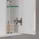 Volna Зеркальный шкаф Lake 70 R белый – картинка-15
