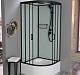 Frank Душевая кабина F409/2 black с крышей – картинка-15
