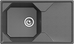 Granfest Мойка кухонная GF-U-840L графит – фотография-2