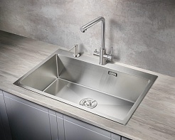 Milacio Мойка кухонная Denia 75 Steel нержавеющая сталь – фотография-5