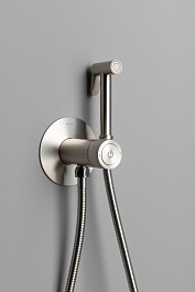 Allen Brau Смеситель с гигиеническим душем Liberty 5.33005-BN (с внутренней частью) никель браш – фотография-4