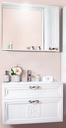 Бриклаер Мебель для ванной Адель 85 – фотография-1