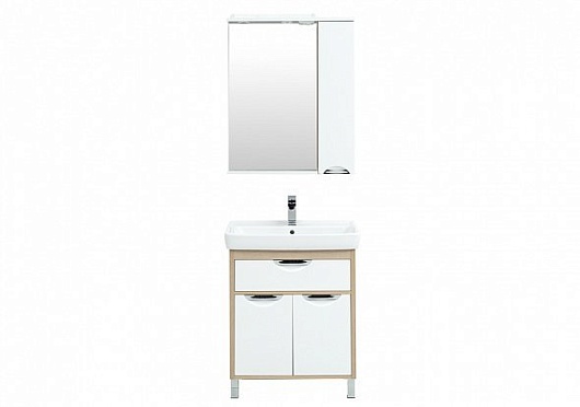 Aquanet Комплект мебели Гретта 70 new, светлый дуб – фотография-6