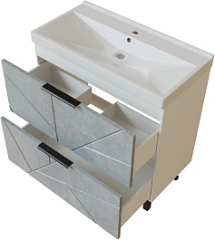 Mixline Тумба под раковину Гранд 70 бетон – фотография-2