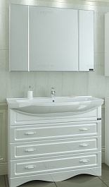СанТа Мебель для ванной Верона 105, ящики – фотография-1