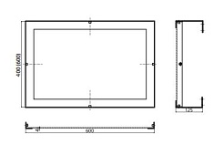 Bemeta Откидное зеркало Help 301401031 – фотография-2