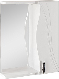 Mixline Зеркало-шкаф Лима 55 R белый – фотография-1