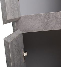 BelBagno Пенал для ванной Kraft 33/160 L Cemento Grigio – фотография-8