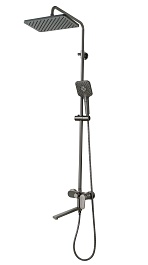 Aquatek Душевая система Ника AQ2840BGM оружейная сталь – фотография-1