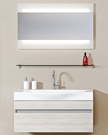 Aqwella Мебель для ванной Бергамо 80 подвесная акация – фотография-1