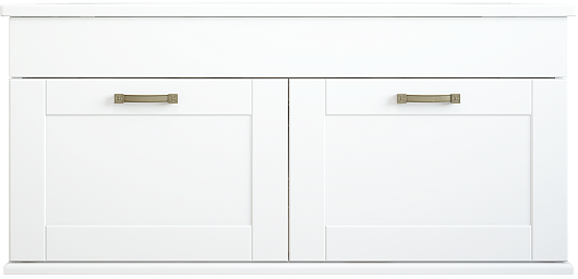 Sanflor Мебель для ванной Ванесса 95 Piano подвесная белая – фотография-6