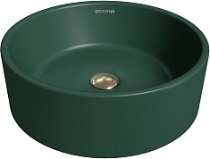 Grossman Раковина накладная Color 41 GR-3013OLM зеленая матовая