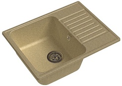 Raiber Мойка кухонная Фотольсберг RQ89 бежевый – фотография-1