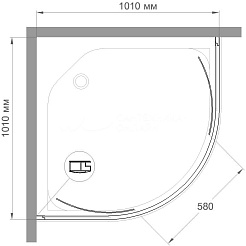 Royal Bath Душевой уголок 100/100 HKD RB 100 HKD-T – фотография-2