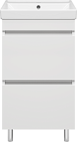 Misty Тумба под раковину Енисей 50 2 ящика белая
