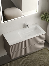 Sancos Тумба с раковиной Snob R 100 doha soft раковина Grace 101 R CN7015 – фотография-2