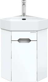 Onika Мебель для ванной Айленд 35 подвесная угловая белая – фотография-5
