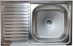 КромРус Мойка кухонная S-416, 1.5" правая – фотография-1