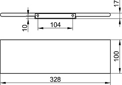 Keuco Полка Edition 400 11558 – фотография-3