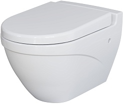 Ambassador Сиденье для унитаза Nord белое – фотография-8