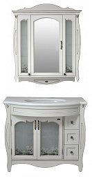 Атолл Мебель для ванной "Ривьера 100" ivory – фотография-1