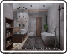 Mixline Зеркало Аккорд Альдо 100