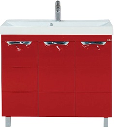 Misty Мебель для ванной Петра 90 красная L – фотография-2