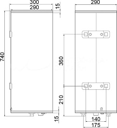 Royal Thermo Накопительный водонагреватель Fidelity RWH 30 – фотография-3