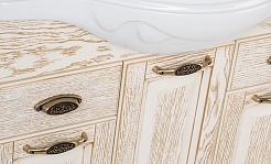 Aquanet Мебель для ванной Тесса 85 жасмин/золото – фотография-5