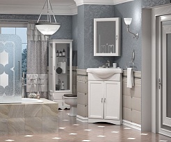 Opadiris Мебель для ванной Клио 45 L белый матовый – фотография-6