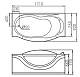 Gemy Акриловая ванна G9072 C L – фотография-8